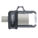 Pendrive SanDisk ULTRA SDDD3-128G-G46 (128GB; microUSB, USB 3.0; kolor szary)