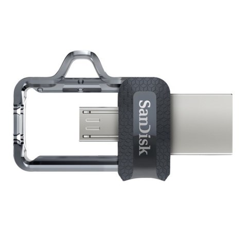 Pendrive SanDisk ULTRA SDDD3-128G-G46 (128GB; microUSB, USB 3.0; kolor szary)