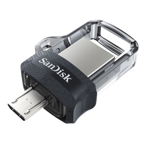Pendrive SanDisk ULTRA SDDD3-128G-G46 (128GB; microUSB, USB 3.0; kolor szary)