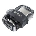 Pendrive SanDisk ULTRA SDDD3-128G-G46 (128GB; microUSB, USB 3.0; kolor szary)