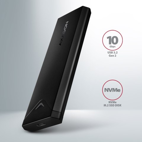 AXAGON AXAGON External USB-C 10Gbps metal box for M.2 NVMe SSD disks