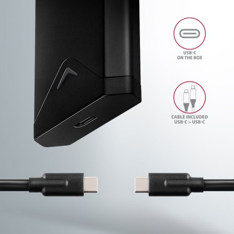 AXAGON AXAGON External USB-C 10Gbps metal box for M.2 NVMe SSD disks