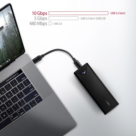 AXAGON AXAGON External USB-C 10Gbps metal box for M.2 NVMe SSD disks