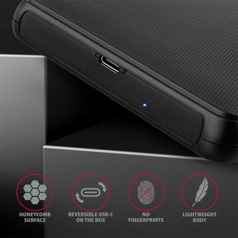 AXAGON AXAGON Screwless USB 3.2 Gen 1 - SATA 6G external box for 2.5" SSD/HDD