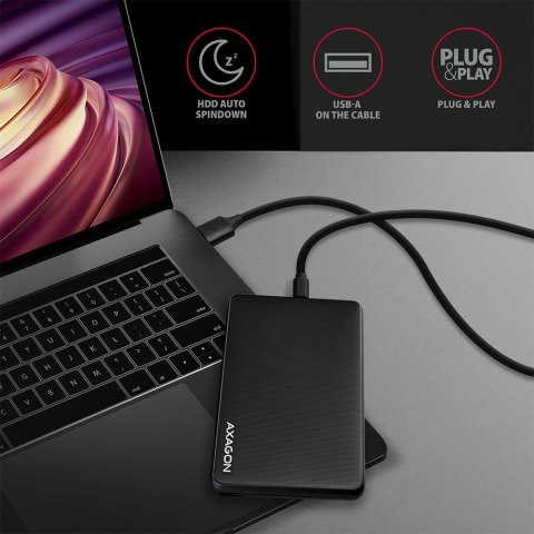 AXAGON AXAGON Screwless USB 3.2 Gen 1 - SATA 6G external box for 2.5" SSD/HDD