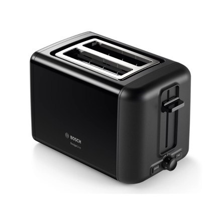 Bosch Bosch | TAT3P423 | DesignLine Toaster | Power 970 W | Number of slots 2 | Housing material Stainless steel | Black