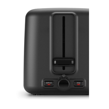 Bosch Bosch | TAT3P423 | DesignLine Toaster | Power 970 W | Number of slots 2 | Housing material Stainless steel | Black