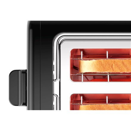 Bosch Bosch | TAT3P423 | DesignLine Toaster | Power 970 W | Number of slots 2 | Housing material Stainless steel | Black