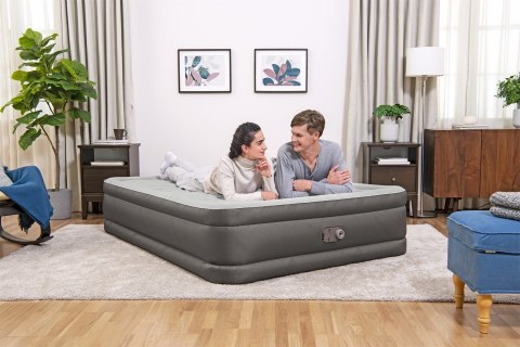 Bestway 69050 / 23 dmuchany materac Podwójny materac Szary, Biały Unisex