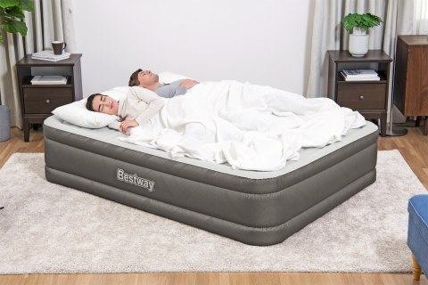 Bestway 69050 / 23 dmuchany materac Podwójny materac Szary, Biały Unisex