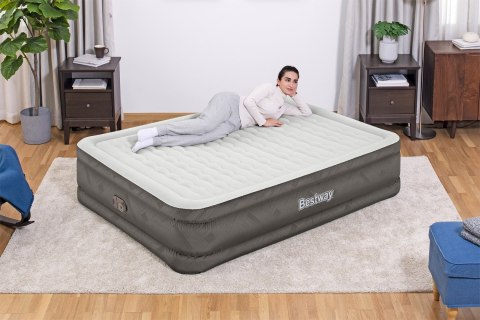 Bestway 69050 / 23 dmuchany materac Podwójny materac Szary, Biały Unisex