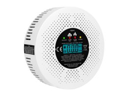50-637# Detektor czujnik czadu i dymu xcd30 lcd 3xaa