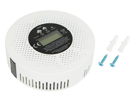 50-637# Detektor czujnik czadu i dymu xcd30 lcd 3xaa