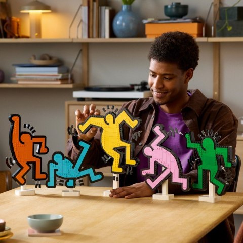 Klocki art 31216 keith haring - tańczące postacie