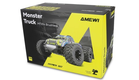 Amewi Hyper GO MTX14 zdalnie sterowany model Monster Truck Silnik elektryczny 1:14