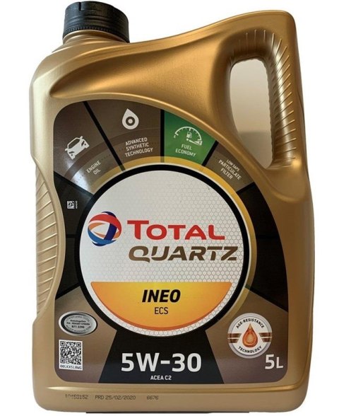 MOTOR OIL TOTAL QUARTZ INEO ECS 5W30