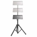 Manhattan 461788 uchwyt / stojak do monitorów 81,3 cm (32") Podłoga Czarny