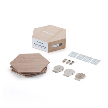 Nanoleaf Elementy Paneli Oświetleniowych Nanoleaf w Wykończeniu Drewnianym (dodatkowy pakiet 3 paneli) Nanoleaf | Elementy Paneli Wood Lo