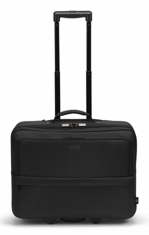 DICOTA D32036-RPET torba na laptop 43,9 cm (17.3") Pokrowiec w typie walizki na naóżkach Czarny