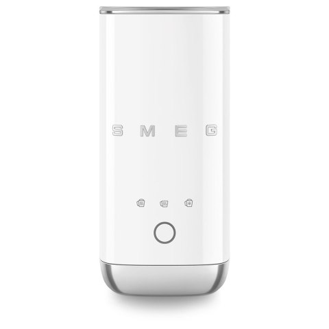 Spieniacz do mleka Smeg MFF02WHEU Biały 50's Style (podgrzewanie mleka, spienianie na ciepło i spienianie na zimno)
