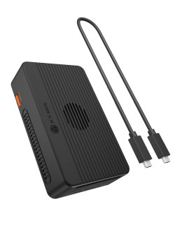 ICY BOX Heart RAID 2818 Przewodowa USB4 Czarny