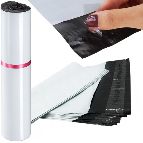 Foliopaki Kurierskie Białe 4XL 450x550mm - 50 szt.