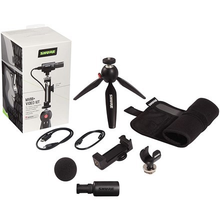 Shure Shure | MV88+DIG-VIDKIT | Zestaw mikrofonowy i wideo | Czarny | kg
