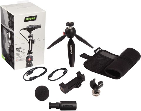 Shure Shure | MV88+DIG-VIDKIT | Zestaw mikrofonowy i wideo | Czarny | kg