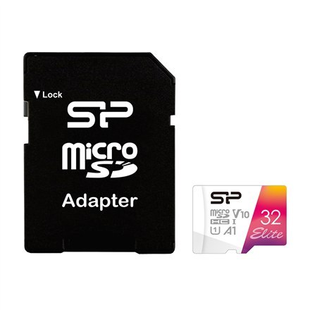 Silicon Power Silicon Power microSDHC Elite 32GB UHS-1/U1 A1+adap