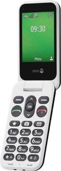 Doro Leva E30 7,11 cm (2.8") 142,7 g Czarny, Biały Telefon funkcjonalny