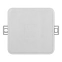 Puszka n/t CLICK, IP54, 12 przepustów, 85x85x41mm, szara