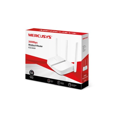 Router Mercusys MW305R 802.11n (Wi-Fi 4), 3xLAN, 1xWAN, 3 anteny