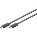 Goobay Goobay | Kabel USB-C | Męski | 24-pinowy USB-C | Męski | Czarny | 24-pinowy USB-C | 3 m
