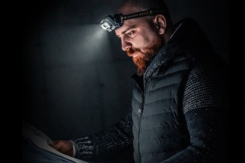 Ledlenser HF8R Work Czarny Latarka czołowa LED