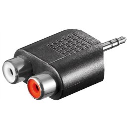Goobay Goobay | Adapter audio | RCA x 2 | Żeński | Męski | Mini-phone stereo 3,5 mm