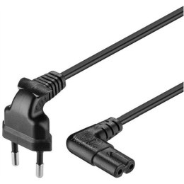 Goobay Goobay | Kabel zasilający | Europlug (zasilanie CEE 7/16) | Zasilanie IEC 60320 C7 | 2 m | Czarny