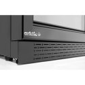 Lodówka chłodziarka barowa z 2 drzwiami suwanymi LED 158 l 160 W 90x52x87 cm