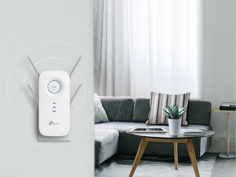 TP-LINK RE650 Nadajnik sieciowy Biały 10, 100, 1000 Mbit/s