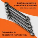 Bituxx 27-częściowy zestaw narzędzi do tulei silentblock do profesjonalnego montażu i demontażu