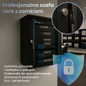 EXTRALINK SZAFA RACK WISZĄCA 12U 600X450 CZARNA