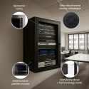 EXTRALINK SZAFA RACK WISZĄCA 12U 600X450 CZARNA