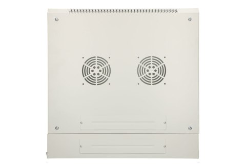 Extralink Szafa rack 6U 600x600 AZH Szara montowana na ścianie, dwusekcyjna