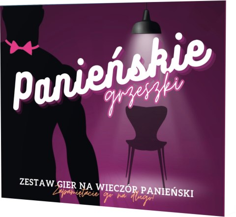 Gra Planszowa Dla Dorosłych - PANIEŃSKIE GRZESZKI - ZESTAW GIER NA PANIEŃSKI