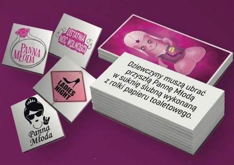 Gra Planszowa Dla Dorosłych - PANIEŃSKIE GRZESZKI - ZESTAW GIER NA PANIEŃSKI