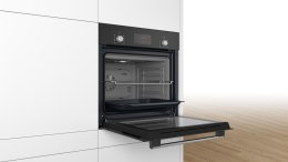 Piekarnik elektryczny BOSCH HBF153BB0 Serie 2 71 l | termoobieg | grill | EcoClean | czarny