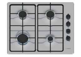 Płyta gazowa Bosch PBP6B5K80 Serie 2 60 cm | 4 palniki | zapłon elektryczny | zabezpieczenie przeciwwypływowe | stal nierdzewna