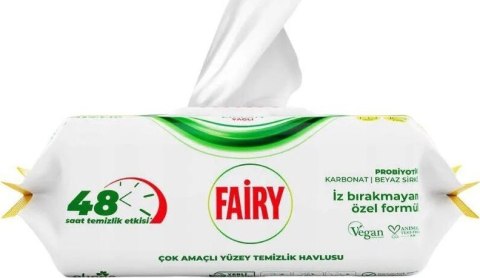 FAIRY Chusteczki Czyszczące LEMON Uniwersalne Antybakteryjne 100 szt.