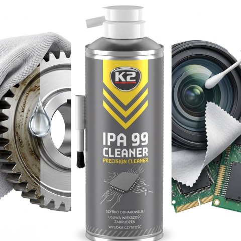 K2 Alkohol Izopropylowy IPA 99 Cleaner Do Optyki I Elektroniki 400ml B504