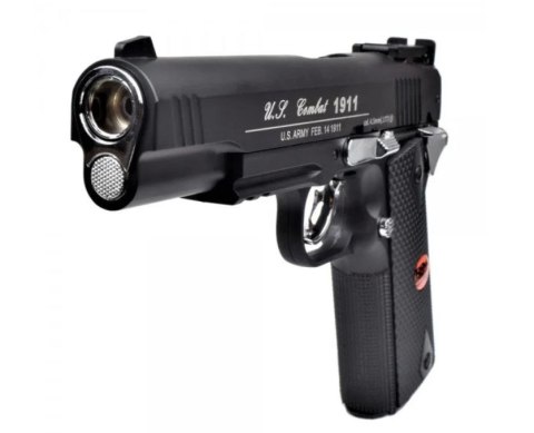 Pistolet wiatrówka BRUNI 816 US Combat kal. 4,5 mm BB, 20-strzałowy CO-2, do 17J