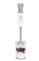 Blender bosch z pojemnikiem srebrny